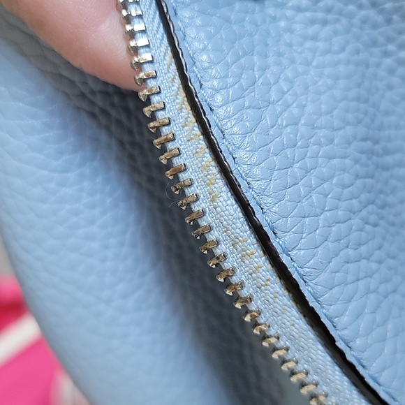 Michael Kors Kenly Lt. Sky blue medium leather backpack - Picture 16 of 16